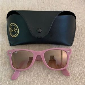 Pink rayban wayfarers